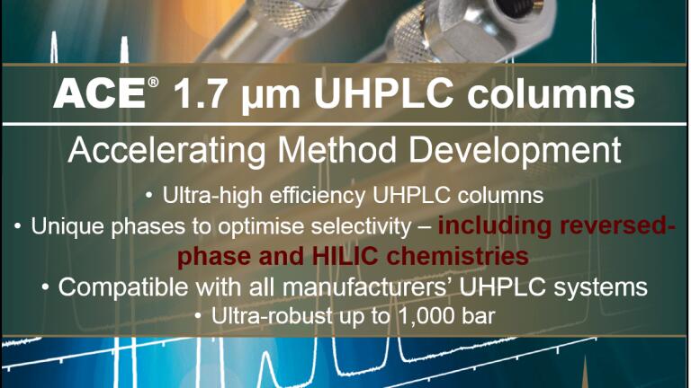 Unique ACE® 1.7 µm Selectivities for Ultra-Fast UHPLC Separations